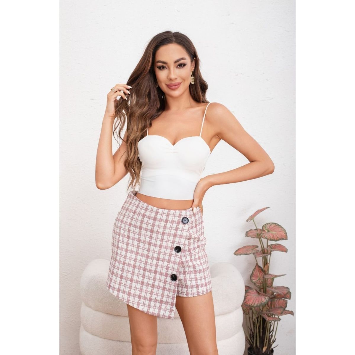 LIKE SHOP - Mini Falda Short Mujer Juvenil Casual Tendencia 0120