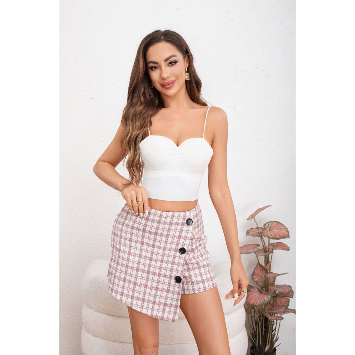 LIKE SHOP - Mini Falda Short Mujer Juvenil Casual Tendencia 0120