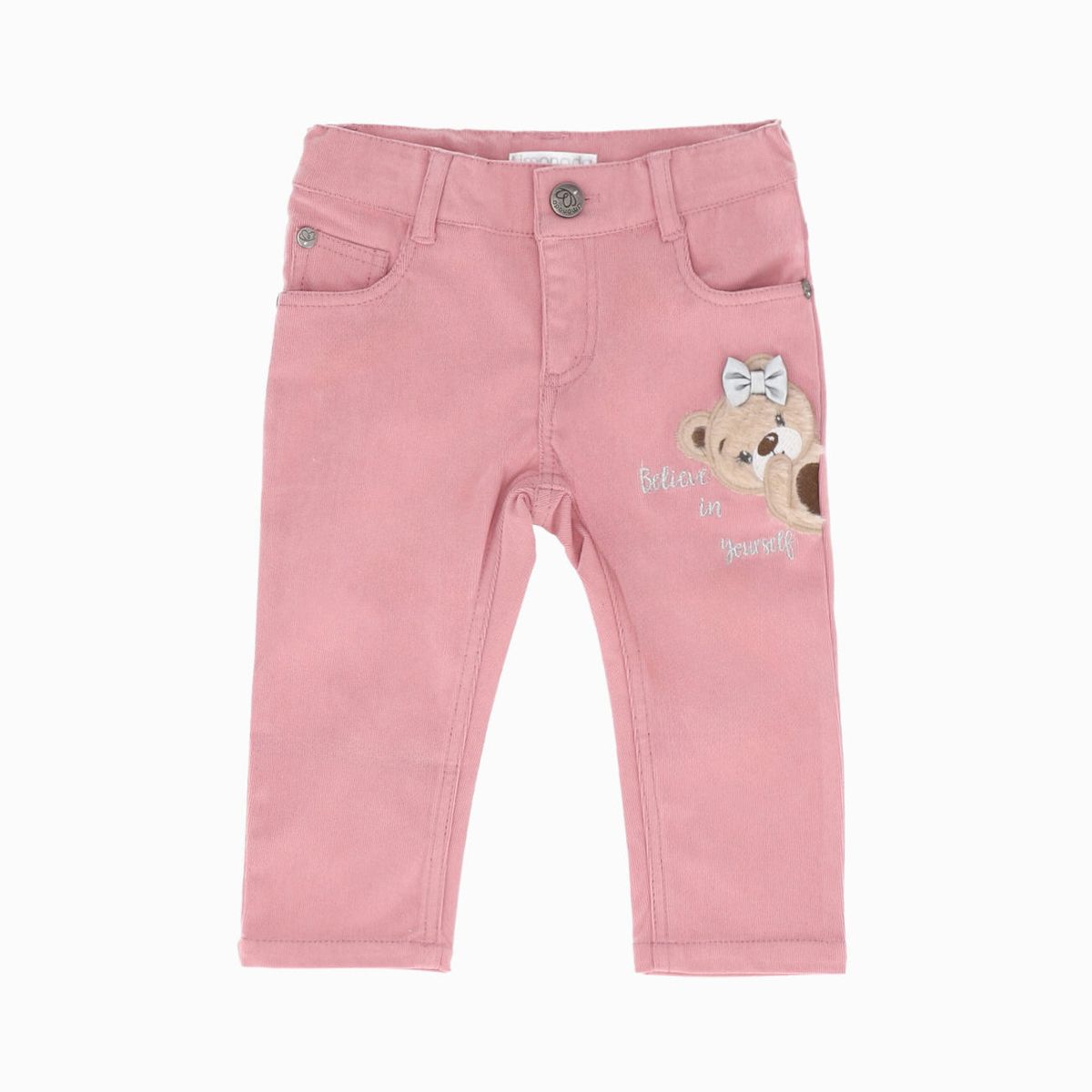 LIMONADA - Pantalón bebés de cotelé palo rosa Limonada