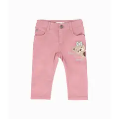 LIMONADA - Pantalón bebés de cotelé palo rosa