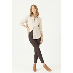 PRIVILEGE - Leggings cafe moro 2238 - Café Oscuro