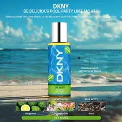 DKNY - Be Delicious Pool Party Lime Mojito BodyMist 250Ml M