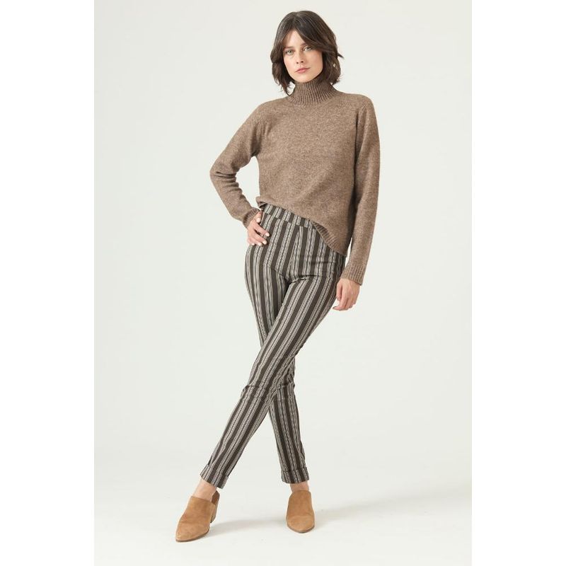 PRIVILEGE - Leggings cafe moro estampada PRIVILEGE 2612 - Café Oscuro