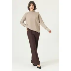 PRIVILEGE - Leggings chocolate 2613 - Chocolate