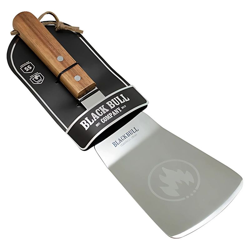 BLACK BULL - Espátula Acero Multiuso Para Cocina Y Asados Black Bull - SC