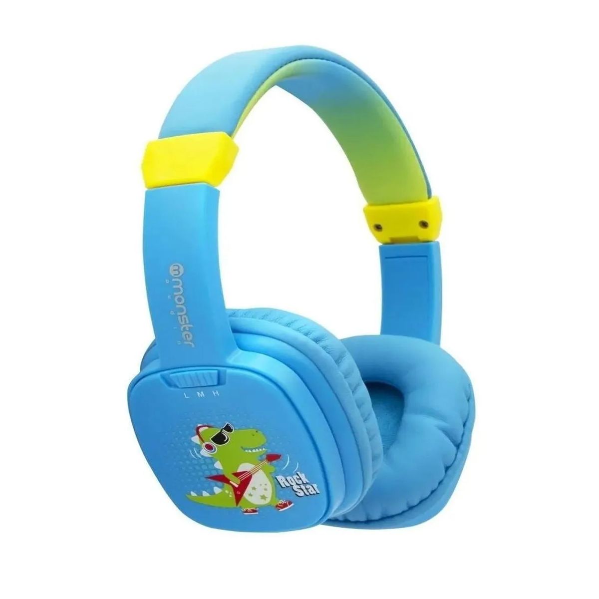 MONSTER - AUDIFONO PARA NIÑO MONSTER DINO CELESTE COOLKID