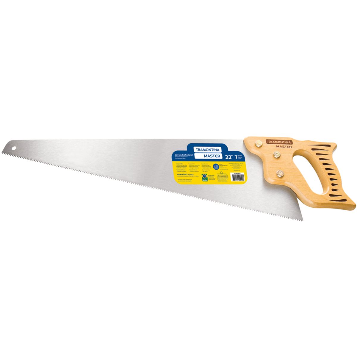 TRAMONTINA - Serrucho Profesional 22" 7 Dientes por Pulgada Tramontina MASTER