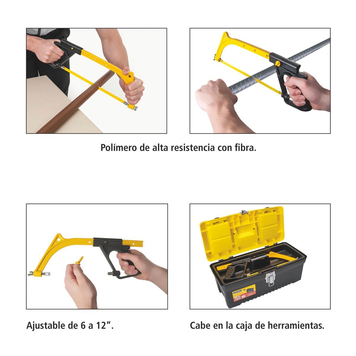 TRAMONTINA - Arco de Sierra Regulable Inyectado 12" Tramontina MASTER