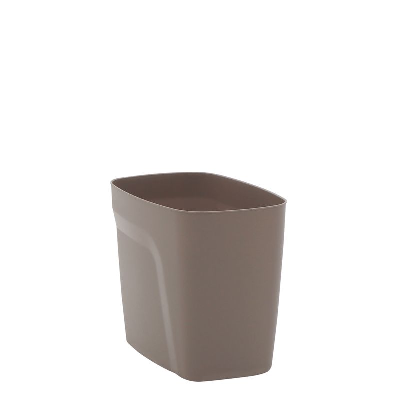 TRAMONTINA - Basurero Tramontina Compact ECO en Polipropileno Taupe sin Tapa 6,5 L