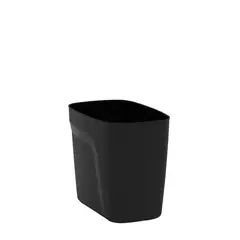 TRAMONTINA - Basurero Compact ECO en Polipropileno Negro 6,5 L