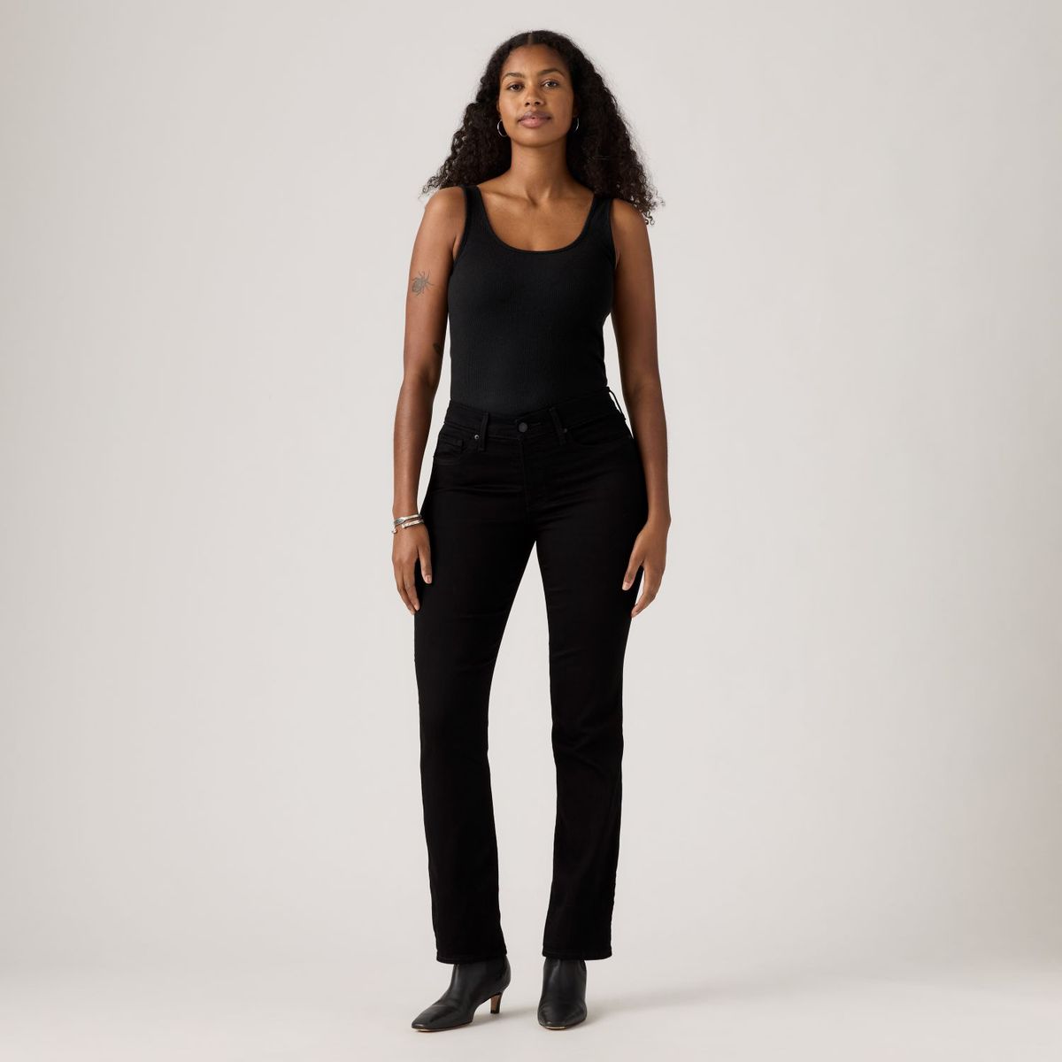 LEVIS - Jeans Mujer 314 Shaping Straight Negro Levis