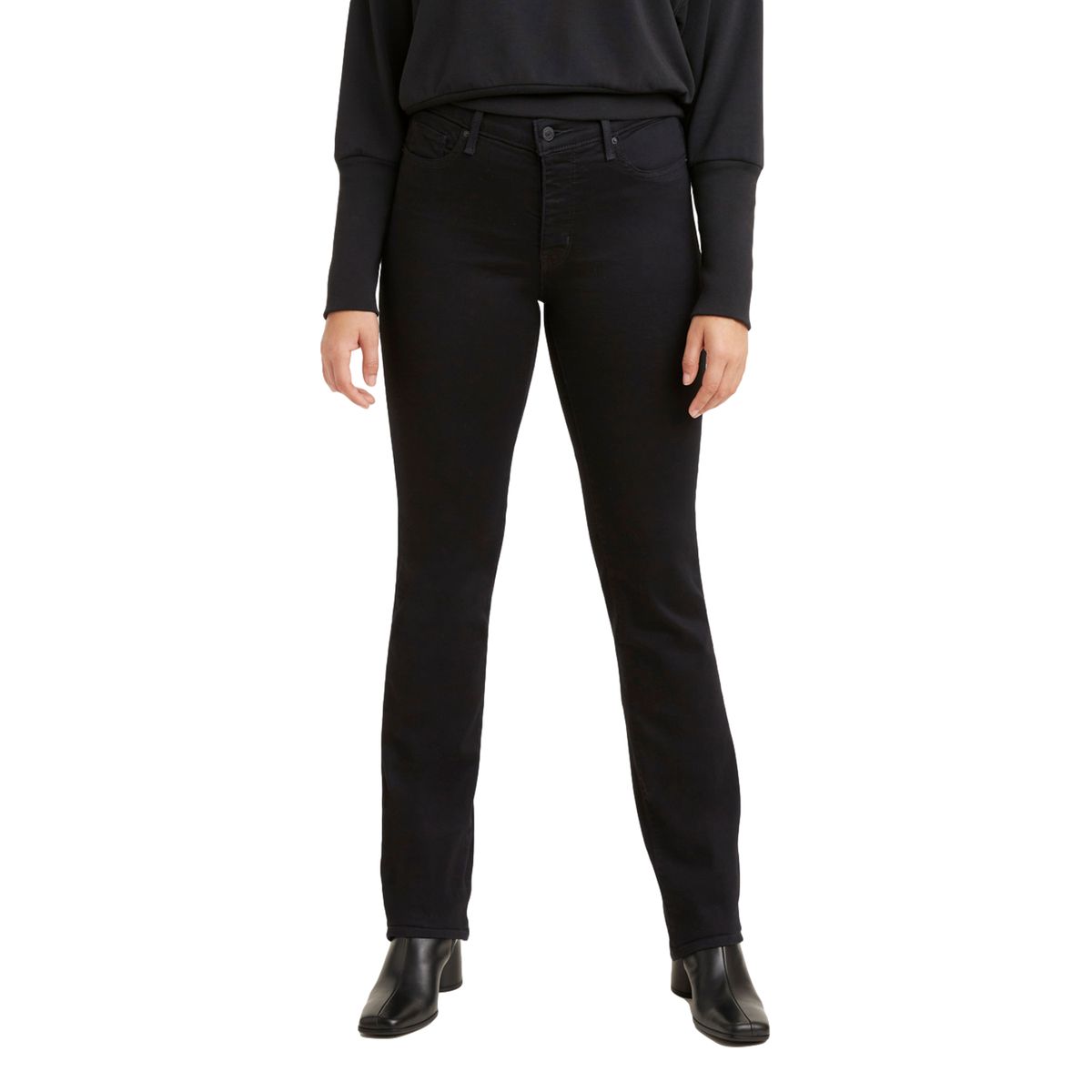 LEVIS - Jeans Mujer 314 Shaping Straight Negro Levis