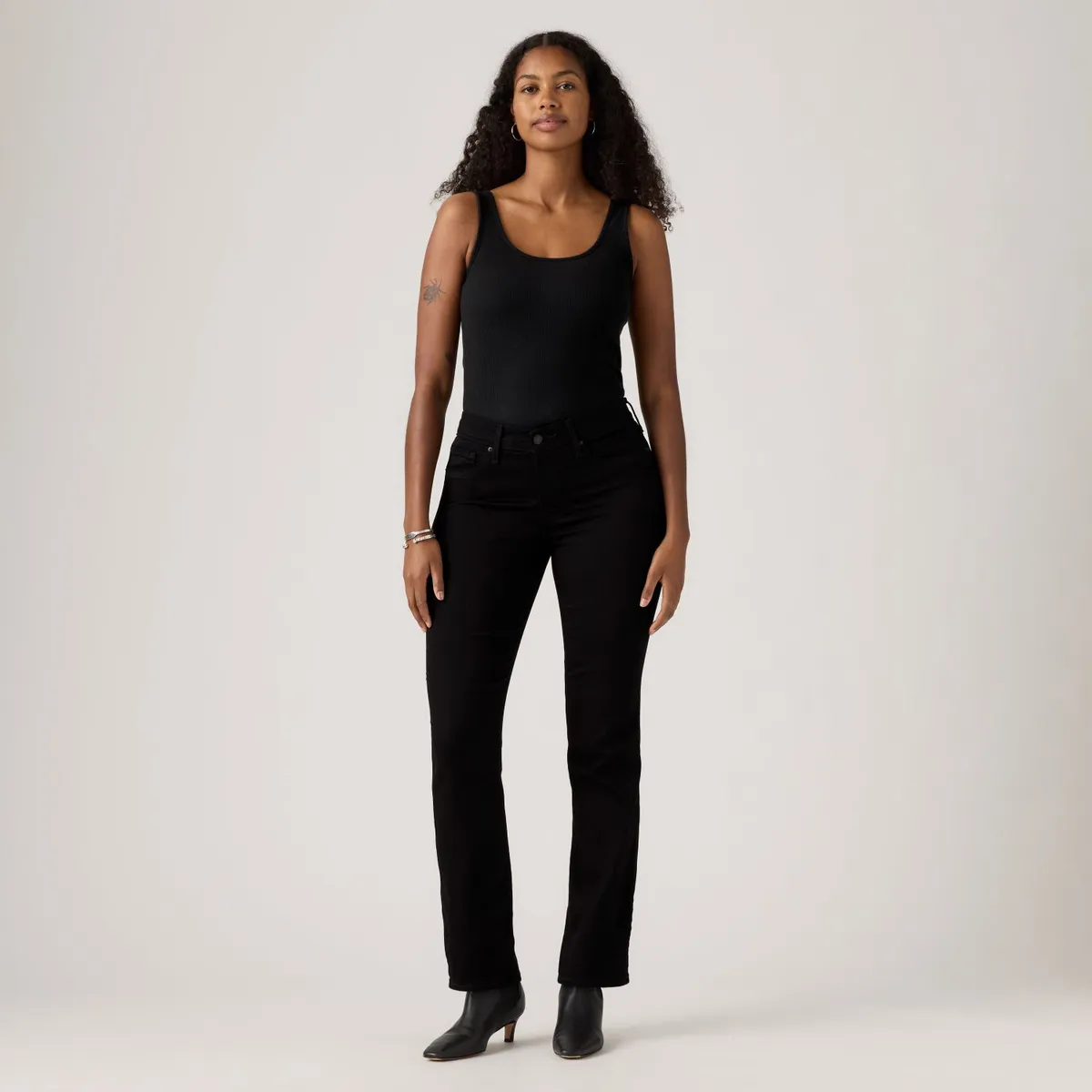 LEVIS - Jeans Mujer 314 Shaping Straight Negro Levis