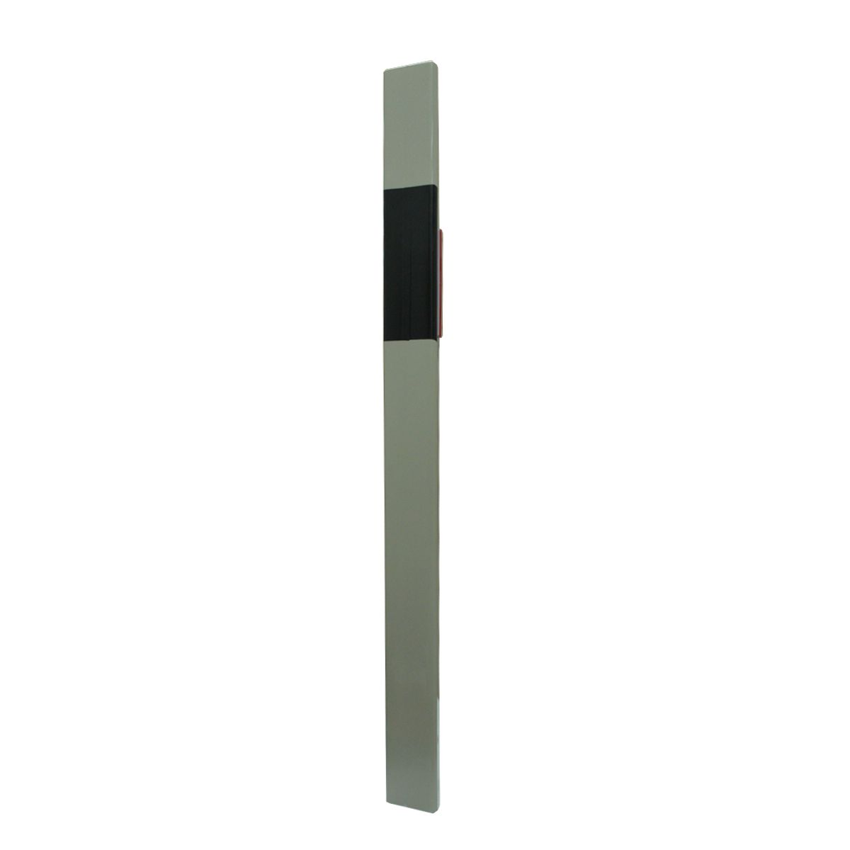 QRUBBER - Hito delineador PVC tipo arista color blanco 125cm QRubber