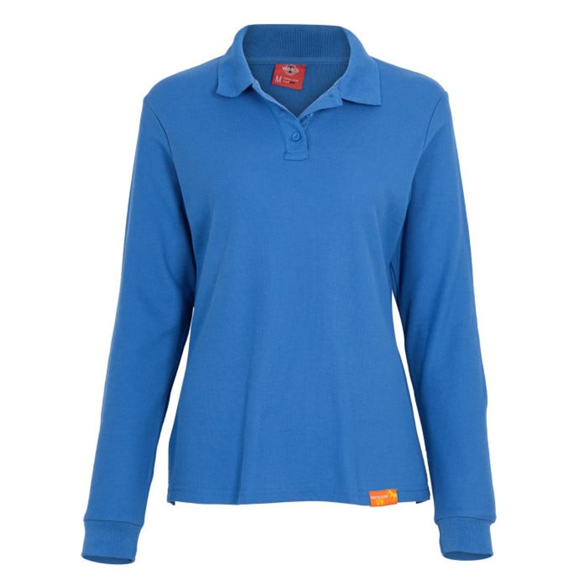 T-WORLD - Polera Polo 60% Algodón Manga Larga Mujer