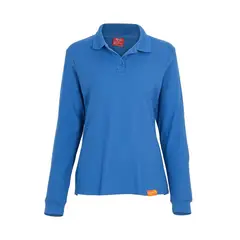T-WORLD - Polera Polo 60% Algodón Manga Larga Mujer