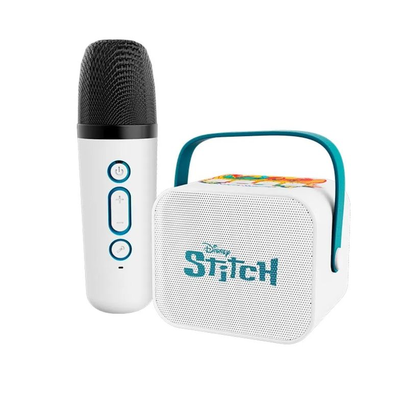 XTECH - Kit Mini Karaoke Xtech Stitch Parlante Micrófono 5W BT