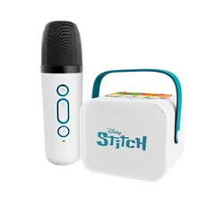 XTECH - Kit Mini Karaoke Stitch Parlante Micrófono 5W BT