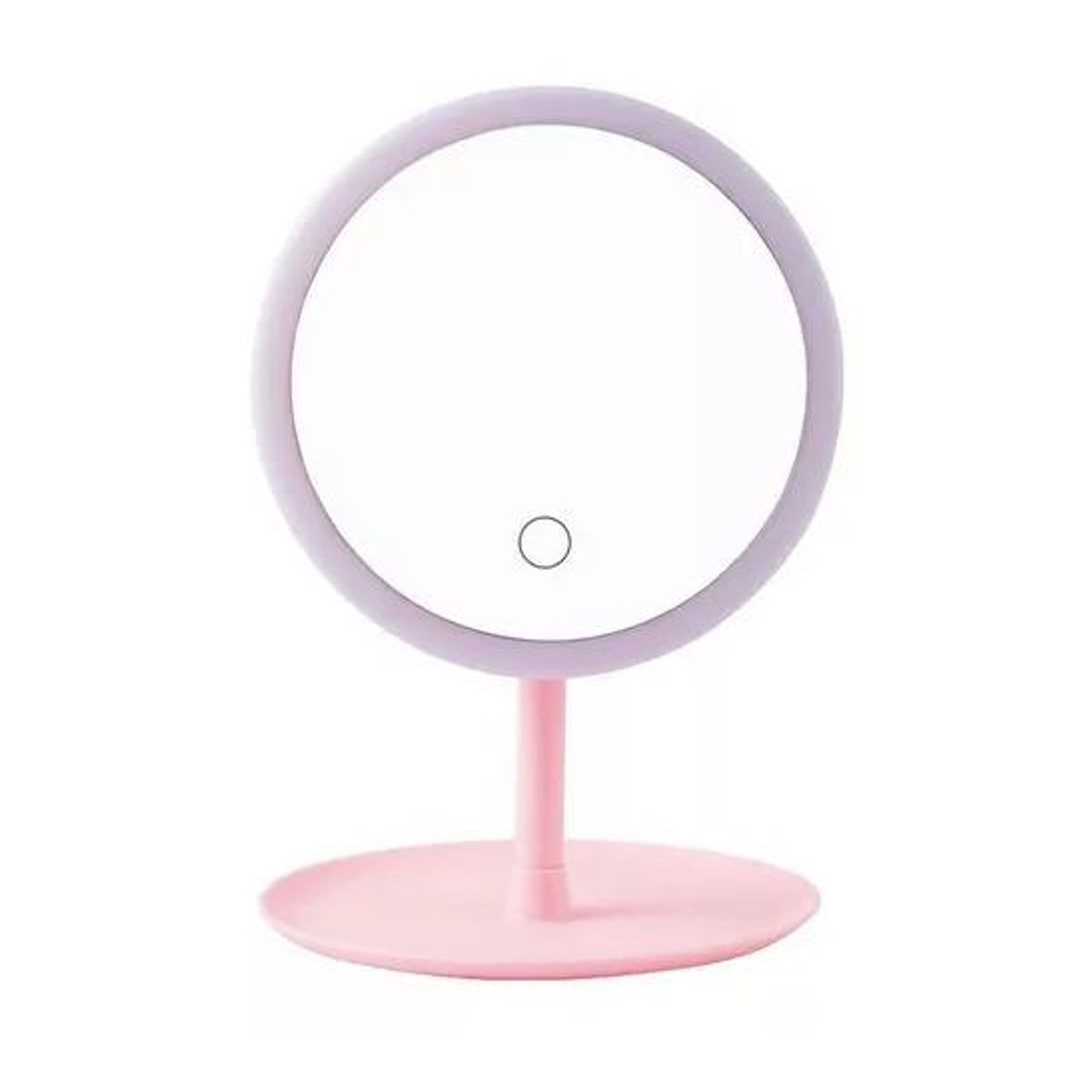 GENERICO - Espejo con Luz LED Maquillaje Plegable Redondo Recargable