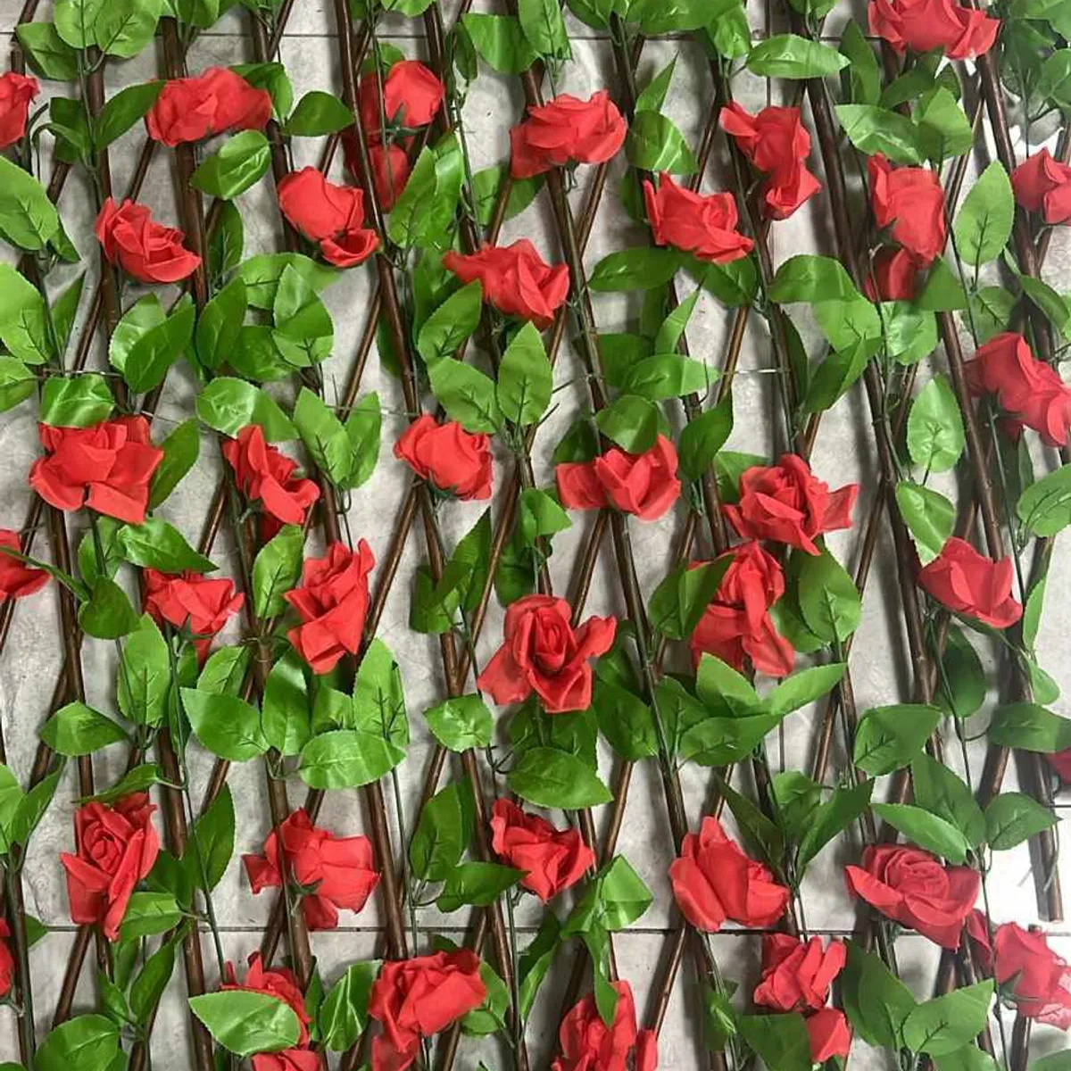 GENERICO - HERMOSAS VALLAS MALLAS EXTENSIBLES FOLLAJE ARTFICIAL PARA DECORAR