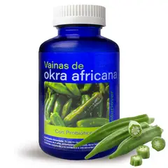 BIO SWISS LAB - OKRA CON PROBIOTICOS NATUR LOVERS 120 CAPS