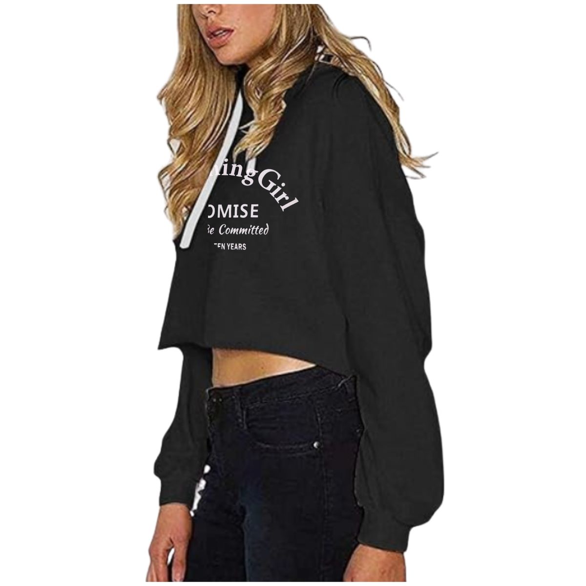 LIKE SHOP - Polerón Deportivo Mujer Corto Gorro Verano Colores 0242