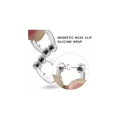 LIKE SHOP - Pack 2 Clip Nasal Anti Ronquidos Silicona Magnético. Estuche