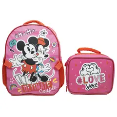 DISNEY - Mochila con Lonchera Minnie