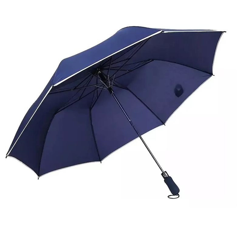 GENERICO - Paraguas Sombrilla Portatil Retractil 120cm + Funda Azul