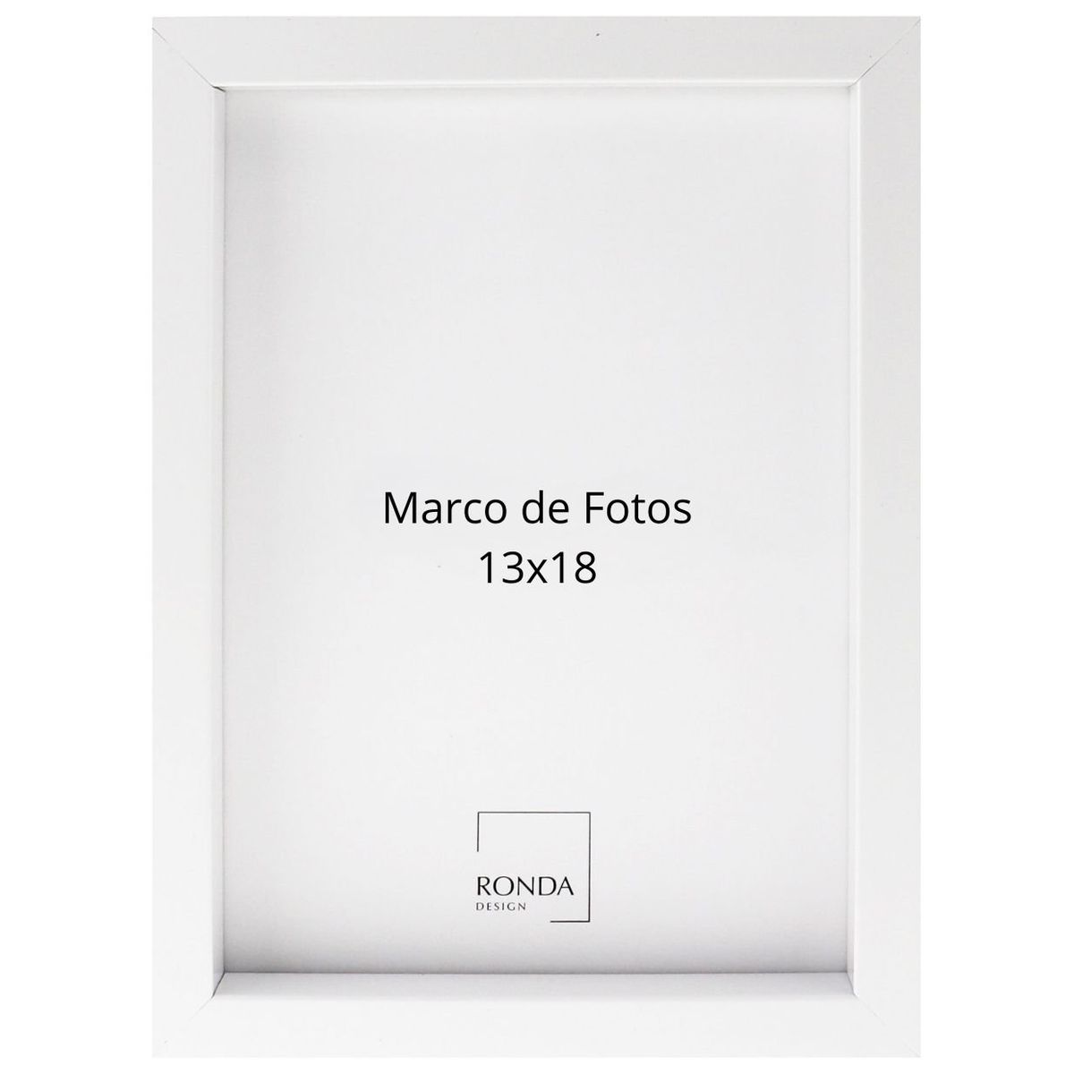 RONDA - Marco Foto Caja Blanco 13x18 cm
