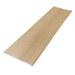 QRUBBER - Grada PVC 120x30cmx3mm color café claro