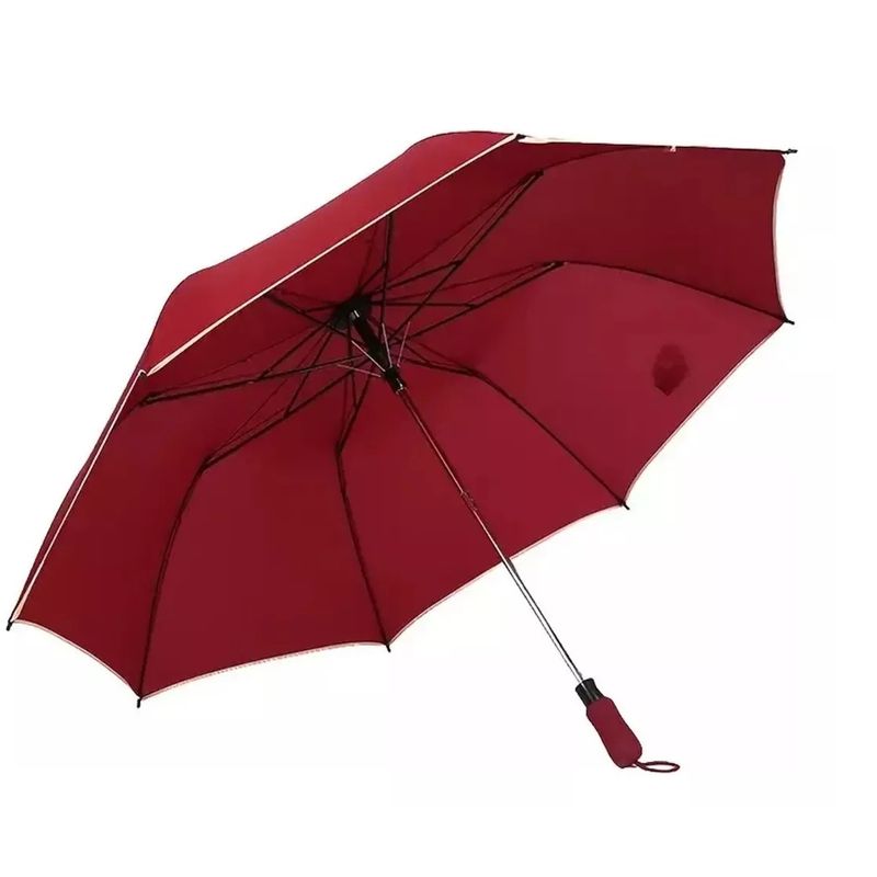 GENERICO - Paraguas Sombrilla Portatil Retractil 120cm + Funda Bordo