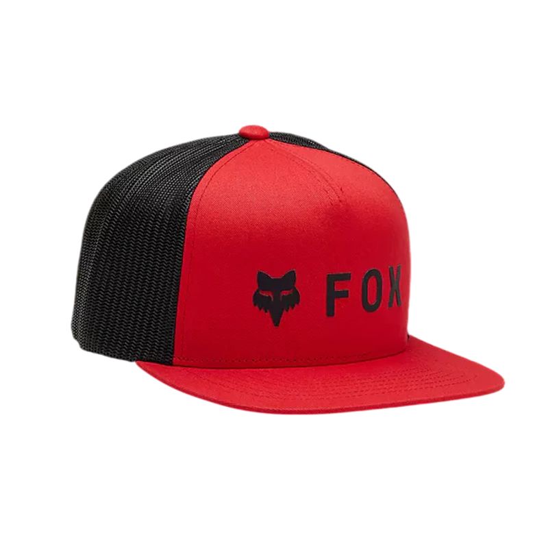 FOX RACING - Gorro Jockey Fox Lifestyle Niño Absolute Mesh Snapback Rojo