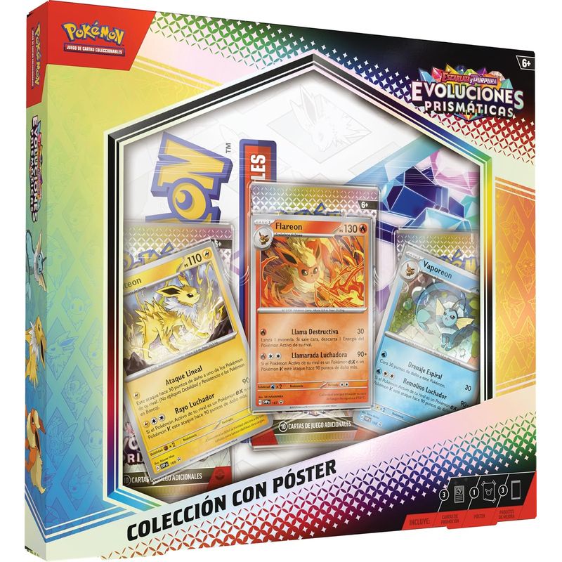 POKEMON - Pokémon Prismatic Evolutions Colección Póster Eevee
