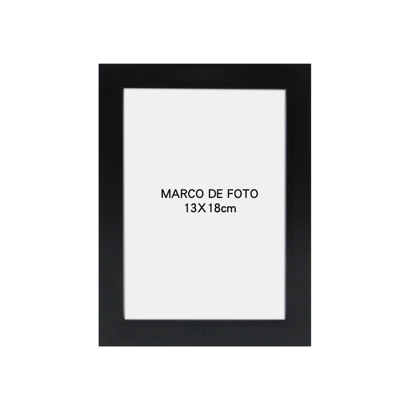 RONDA - Marco Foto Caja Negro 13x18 cm