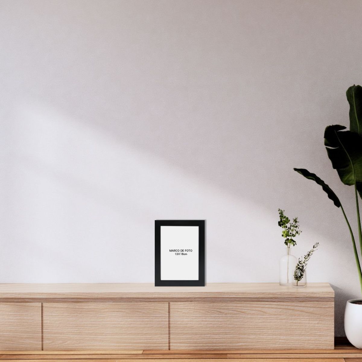 RONDA - Marco Foto Caja Negro 13x18 cm