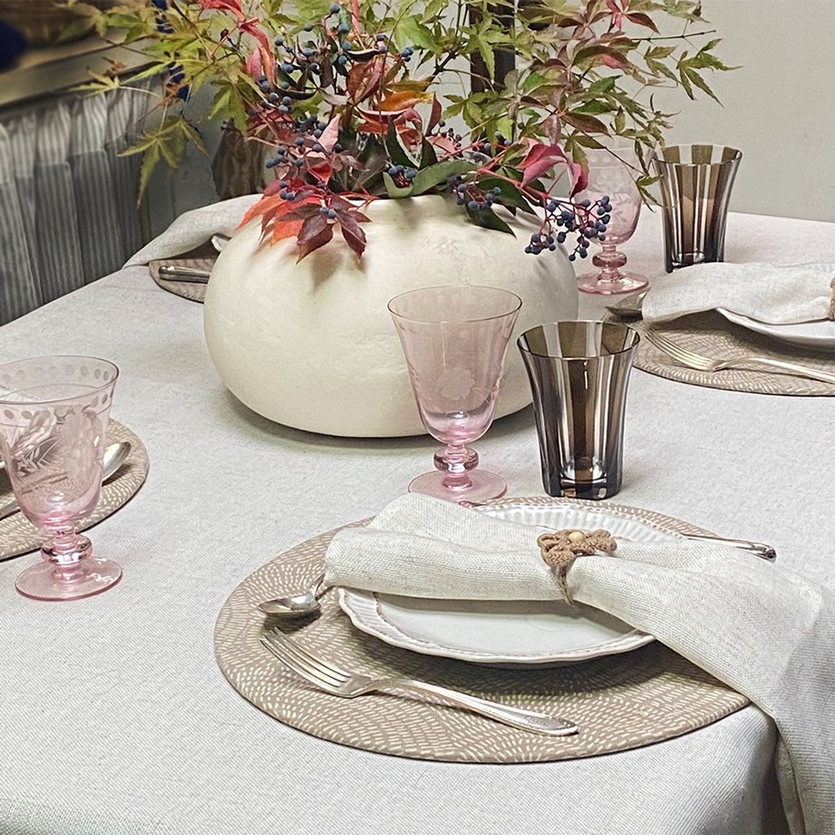 TUYO PRINT - Mantel Liso - 140 x 220 cm - Lino Poliester - Tuyo Print