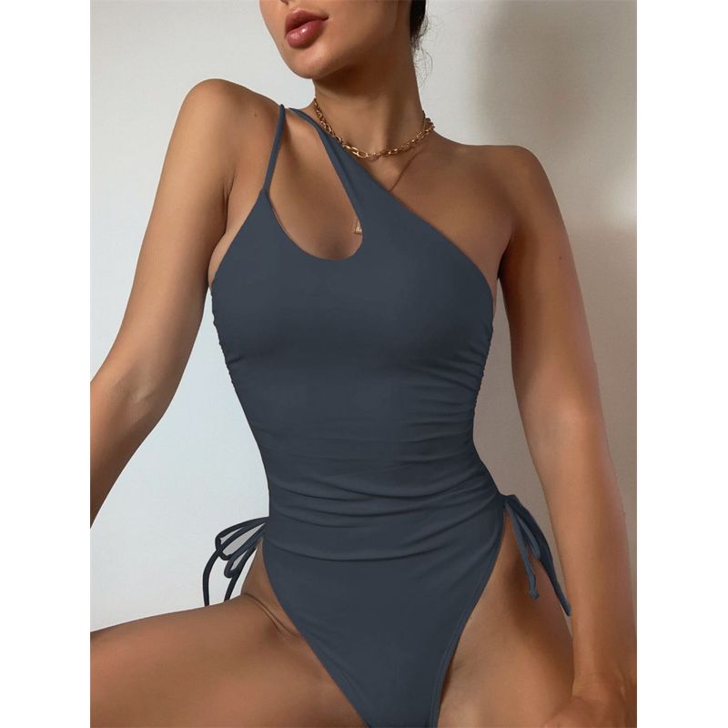 TIOZONEY - Traje de Baño Mujer Gris