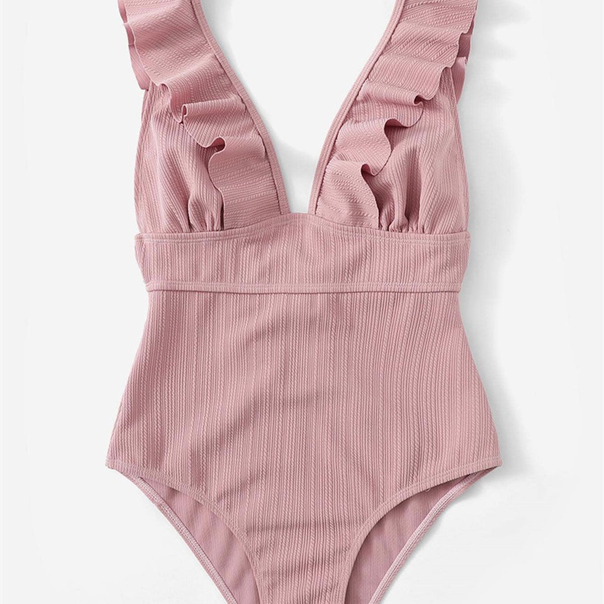 TIOZONEY - Traje de Baño Mujer Rosa