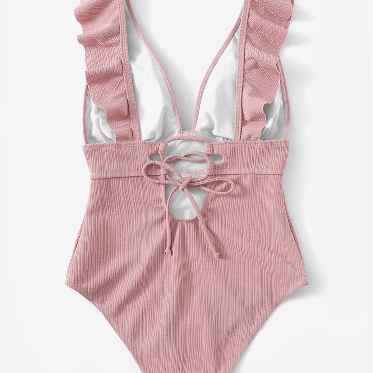 TIOZONEY - Traje de Baño Mujer Rosa