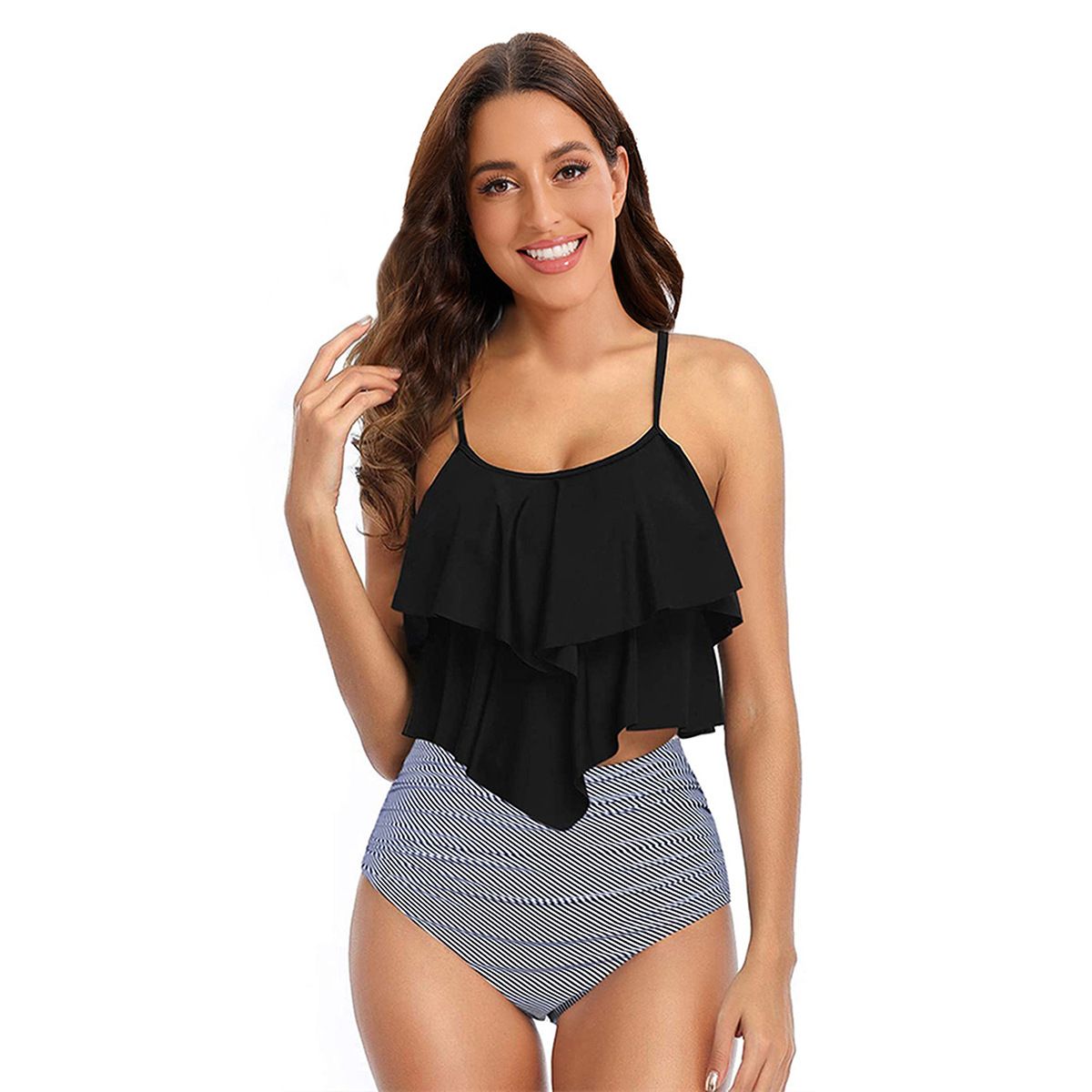 TIOZONEY - Traje de baño de dos piezas para mujer