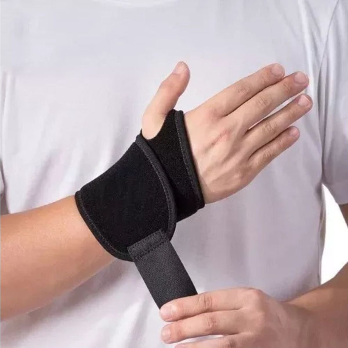 LIKE SHOP - Muñequera Ajustable Con Orificio Pulgar Deporte Ortopédico37 548