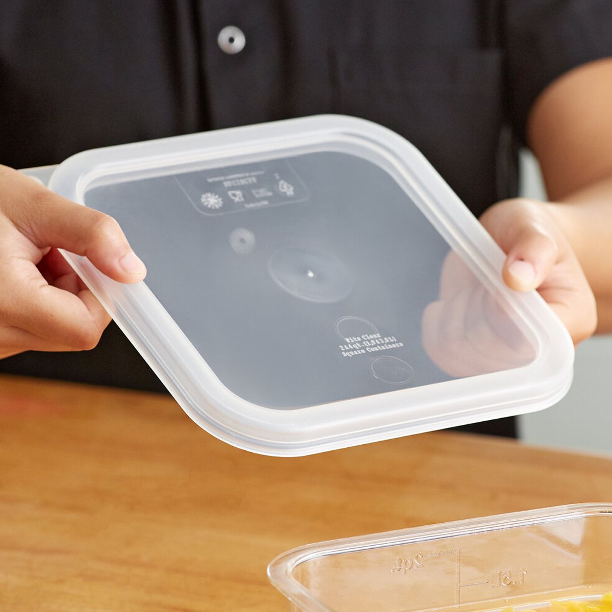 GASTROPLAST - Tapa Transparente Recipiente Policarbonato 19 Y 38 Litros