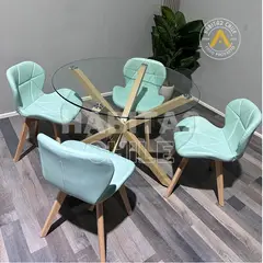 GENERICO - Comedor Aviador 120cm -Gris 6 puestos