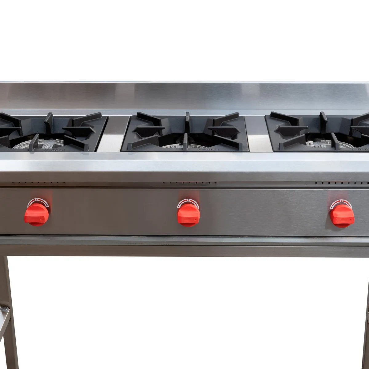 VENTUS - ANAFE 3 QUEMADORES INOX GLP