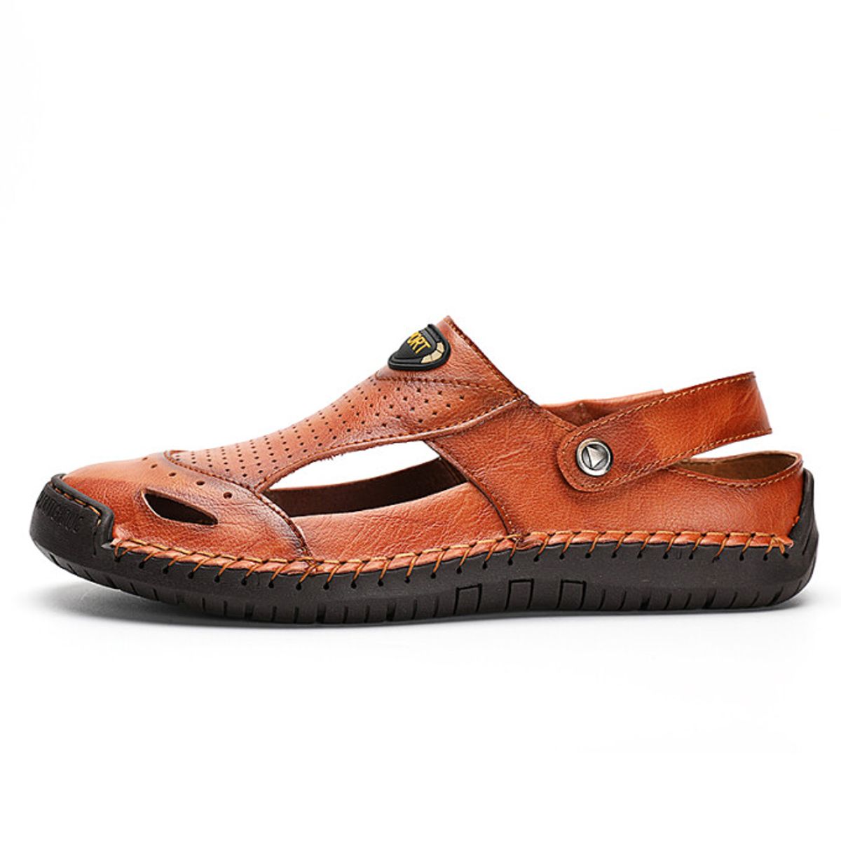 TIOZONEY - Sandalias PU Hombre