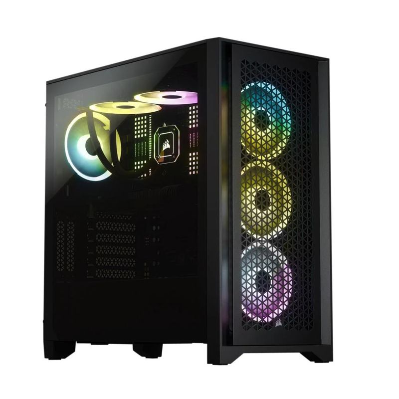 CORSAIR - Gabinete - Corsair 4000D AIRFLOW - S/Fuente -  ATX - Black