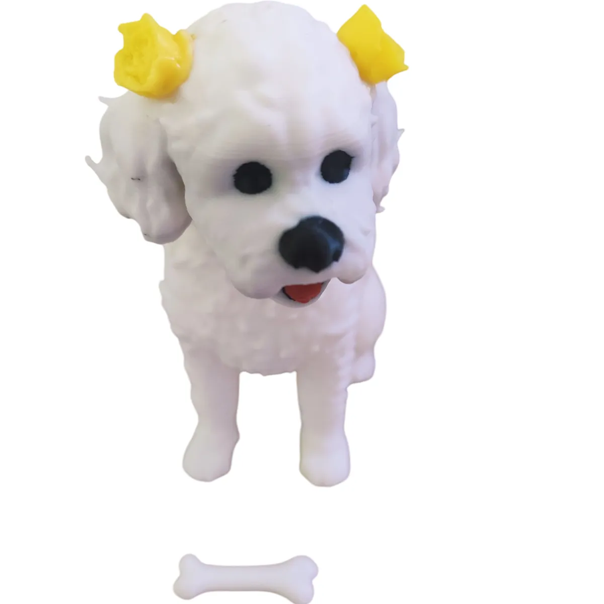 GENERICO - Figura Perro Poodle decoracion incluye accesorios