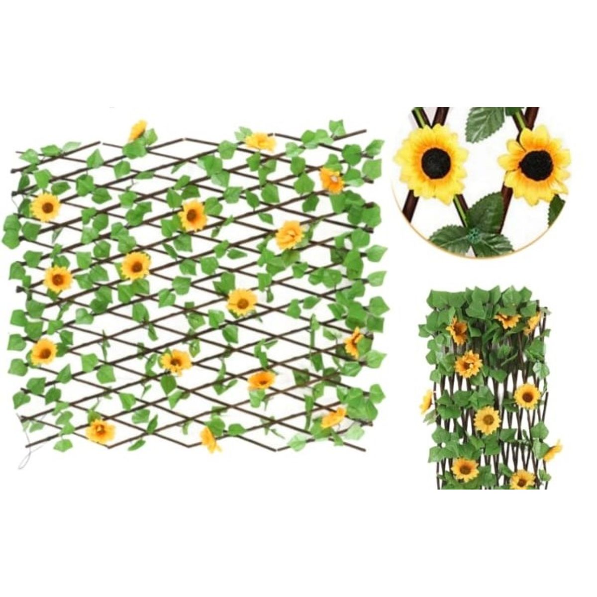 GENERICO - HERMOSAS VALLAS MALLAS EXTENSIBLES FOLLAJE ARTFICIAL PARA DECORAR