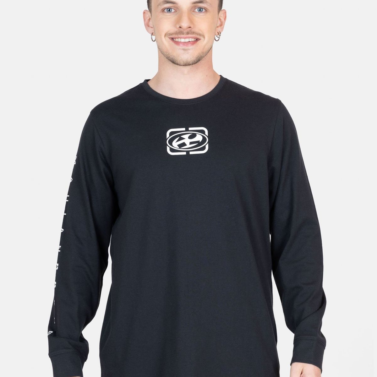 MAUI AND SONS - Polera ML Sunset Swell Negro Hombre Maui And Sons